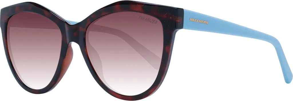 Skechers SE6104 Sunglasses Polarized Brown Dark Havana Cat-Eye