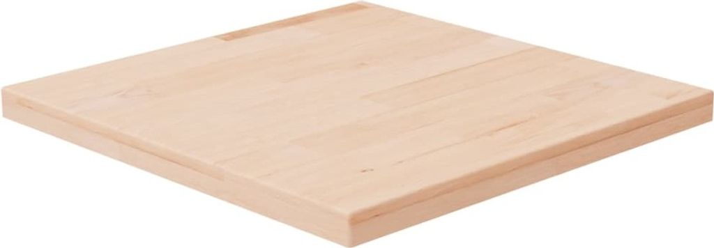 Tischplatte Quadratisch 40x40x2,5 cm Eichenholz Unbehandelt