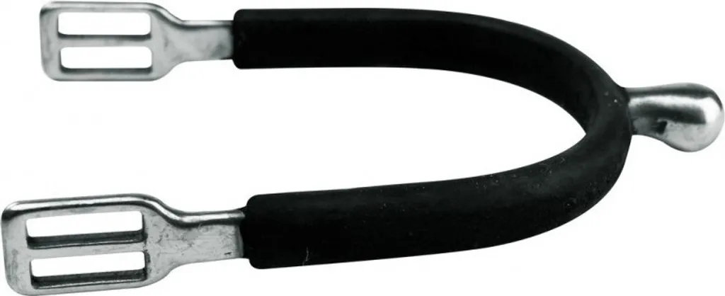 Éperons Ekkia Feeling inox gainés caoutchouc 15mm pour équitation