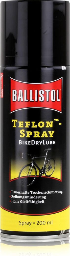 Ballistol TeflonTM-Spray BikeDryLube 200ml - Trockenschmierung (1er Pack)