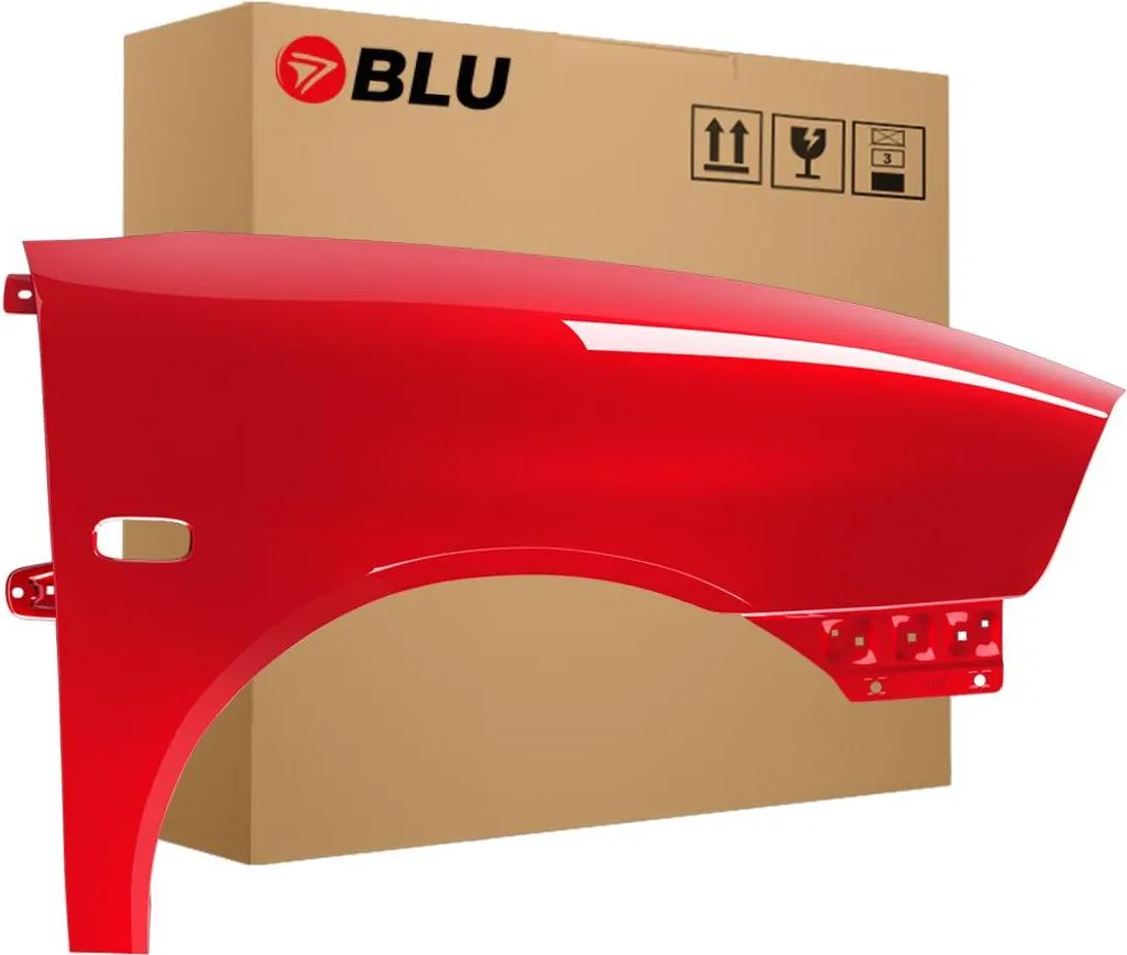 Parafango Seat Ibiza Cordoba 6L Destro FlashRot LP3G 2002-2008 Verniciato