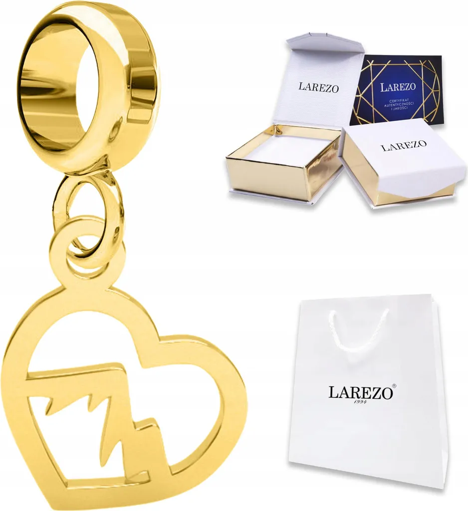 Collana Cuore Tatra Zakopane Argento 925 Placcato Oro | Eleganza Polacca