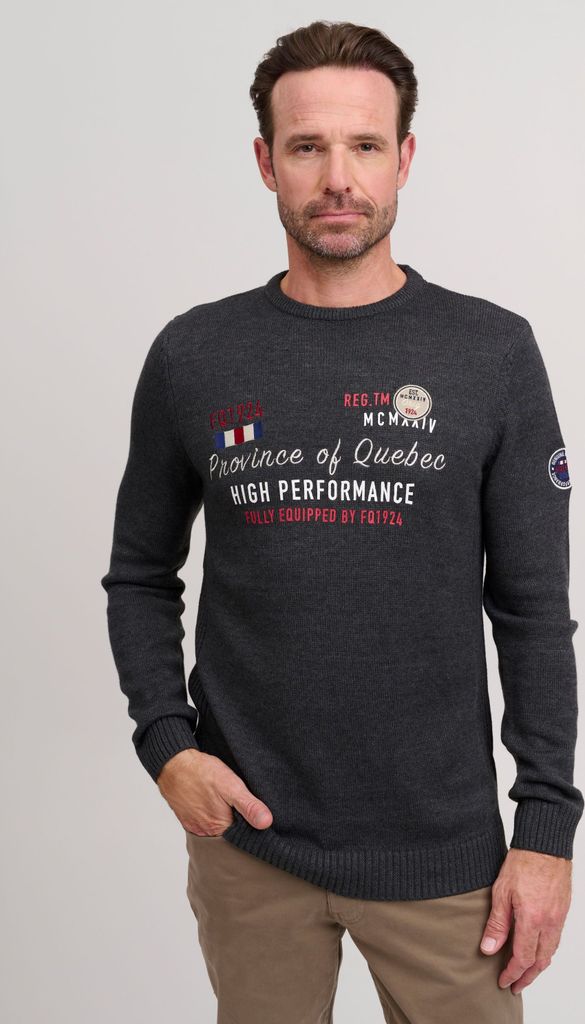 FQ1924 FQErlo Herren Strickpullover Grobstrick Pullover