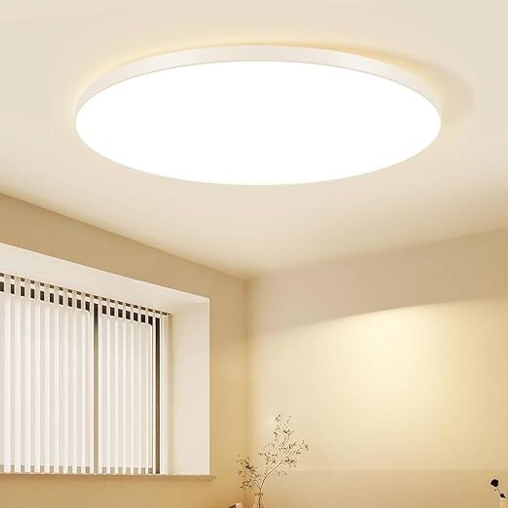ZMH LED Deckenleuchte  Warmweiss Deckenlampe 12W IP44  21cm Produktbild 