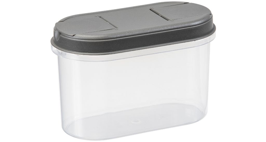 plast team Trockenvorratsdose Margerit 1,1 Liter grau Produktbild 