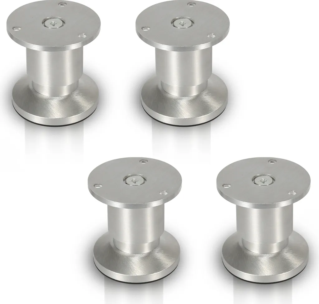 Gambe Mobili Jayseuw 100mm Alluminio Alta Portata Set 12 pz