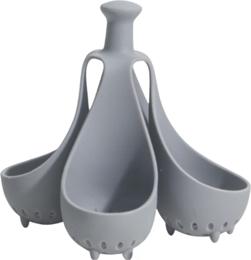 Eierkocher-Gestell aus Silikon, BPA-freier Eierhalter zum Kochen, gleichmäßigen Erhitzen, Abtropfen und Trocknen, Eierkocherkorb für 4/6 Eier, K...