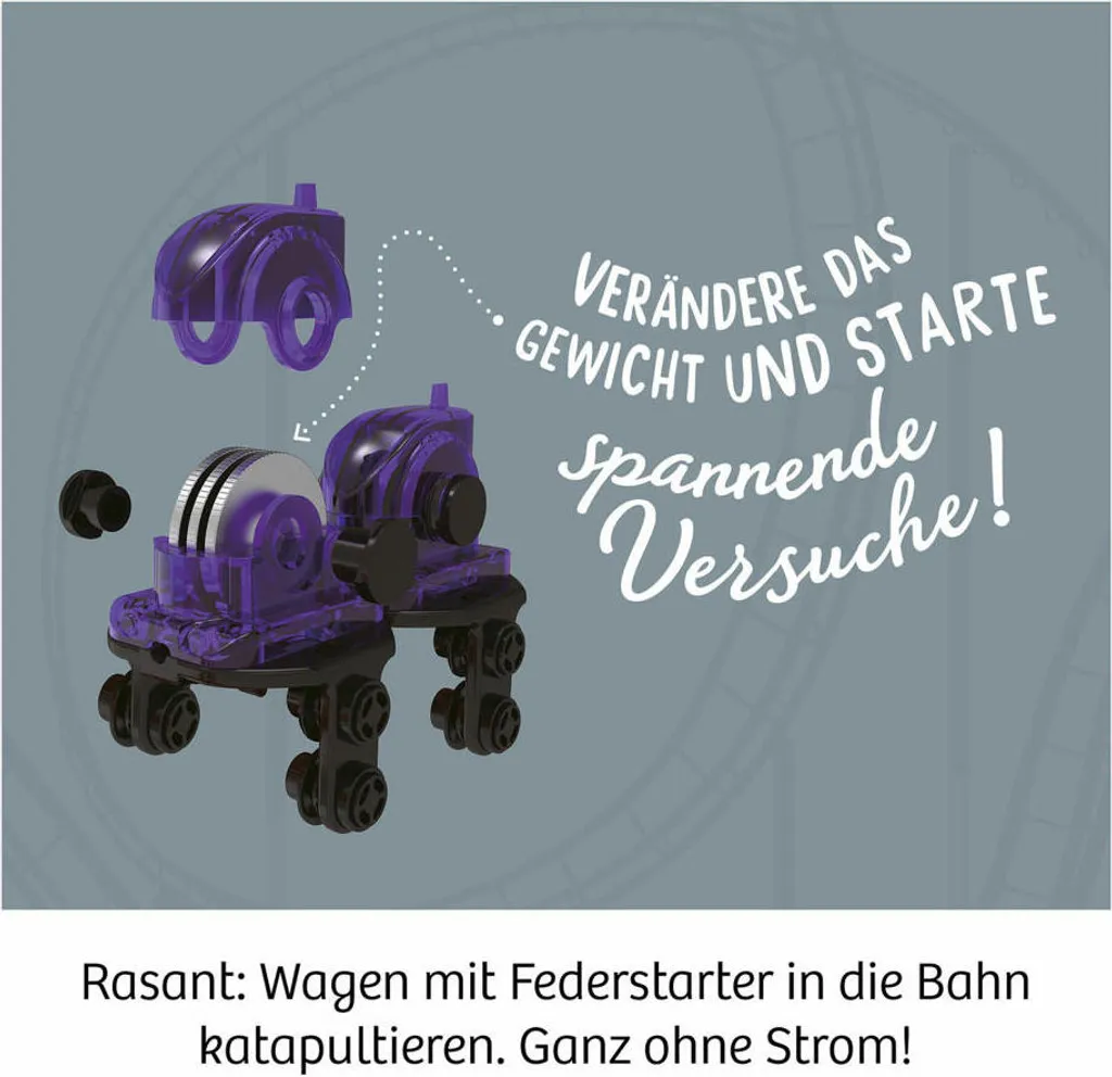 Roller Coaster Kosmos : Kit de Construction Stable pour Billes Rapides