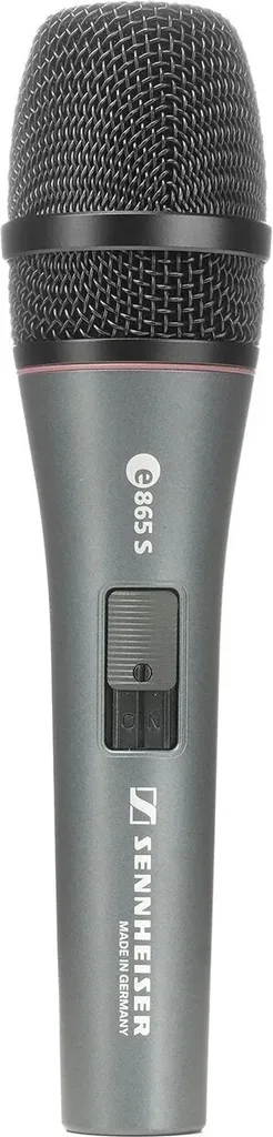 Microphone à condensateur Sennheiser e 865 S pour chant et voix live