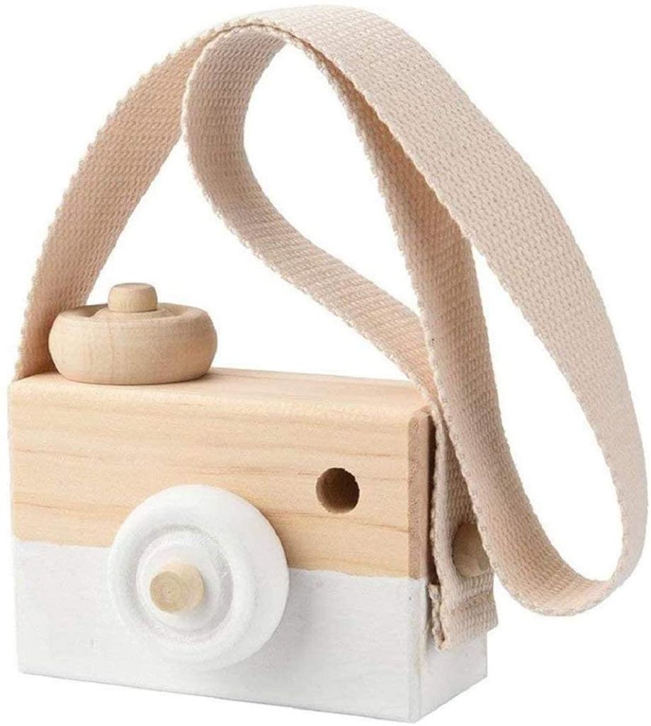 Mini niedliche hölzerne Kamera Handwerk Spielzeug Baby Kinder Kinderzimmer 