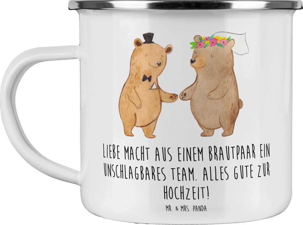 Mr. & Mrs. Panda Pott Unschlagbares Brautpaar - Weiß - Produktbild 