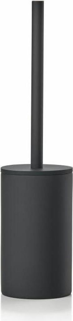 Zone Denmark Toilettenbürste Karma, Toilettenbürstengarnitur, WC-Garnitur, Klobürste, Steinzeug, Black, 10047