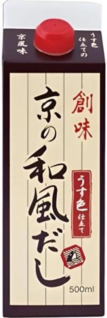 Somi Food | Fertige Fischbrühe Kyoto Wafu Dashi - 500ml - Enthält Milch - Enthält Soja - 500g - Japanische Brühe