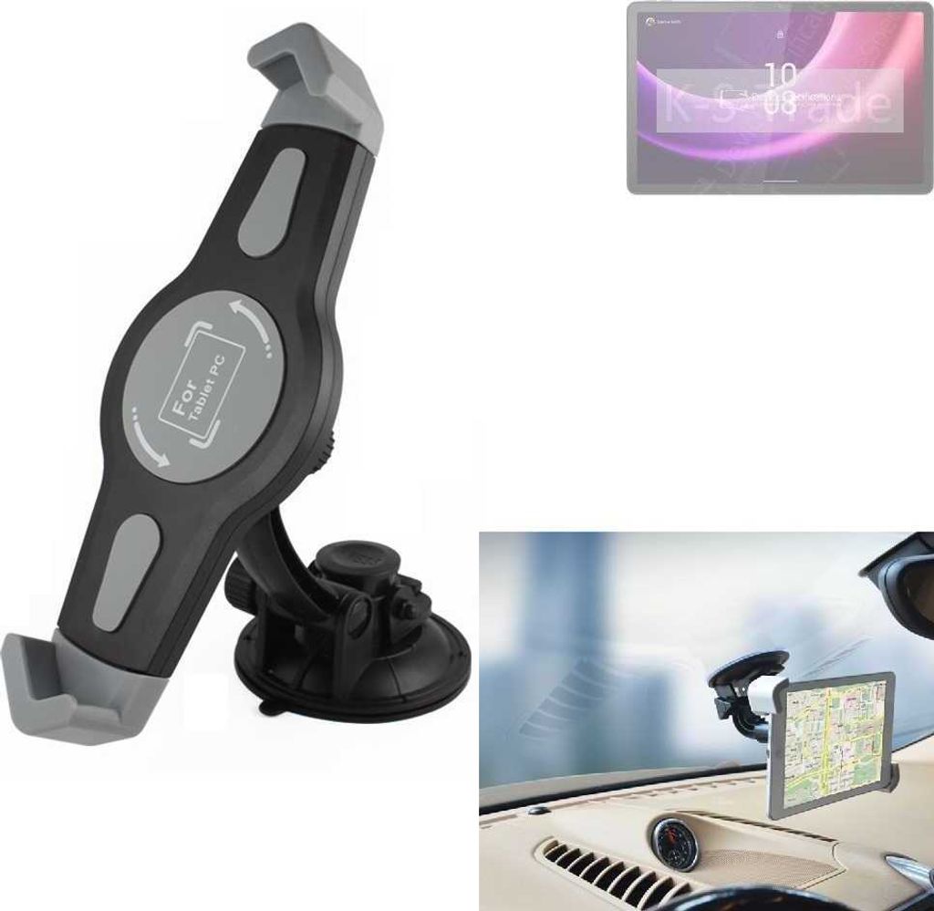 K-S-Trade Scheiben-Halterung für Tablets kompatibel mit Lenovo Tab P11 (2nd Gen) Wi-Fi KFZ Tablet Saugnapf Auto Halterung Windschutzscheibe Holder