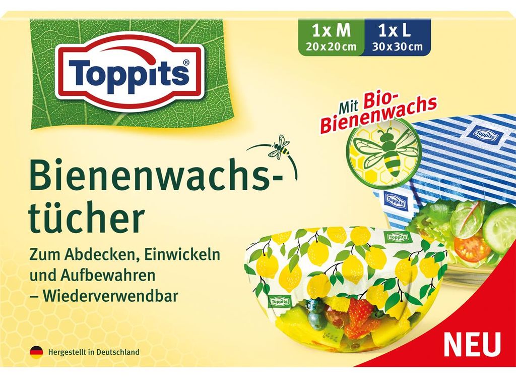 Cofresco Bienenwachstücher 2 St. Produktbild 