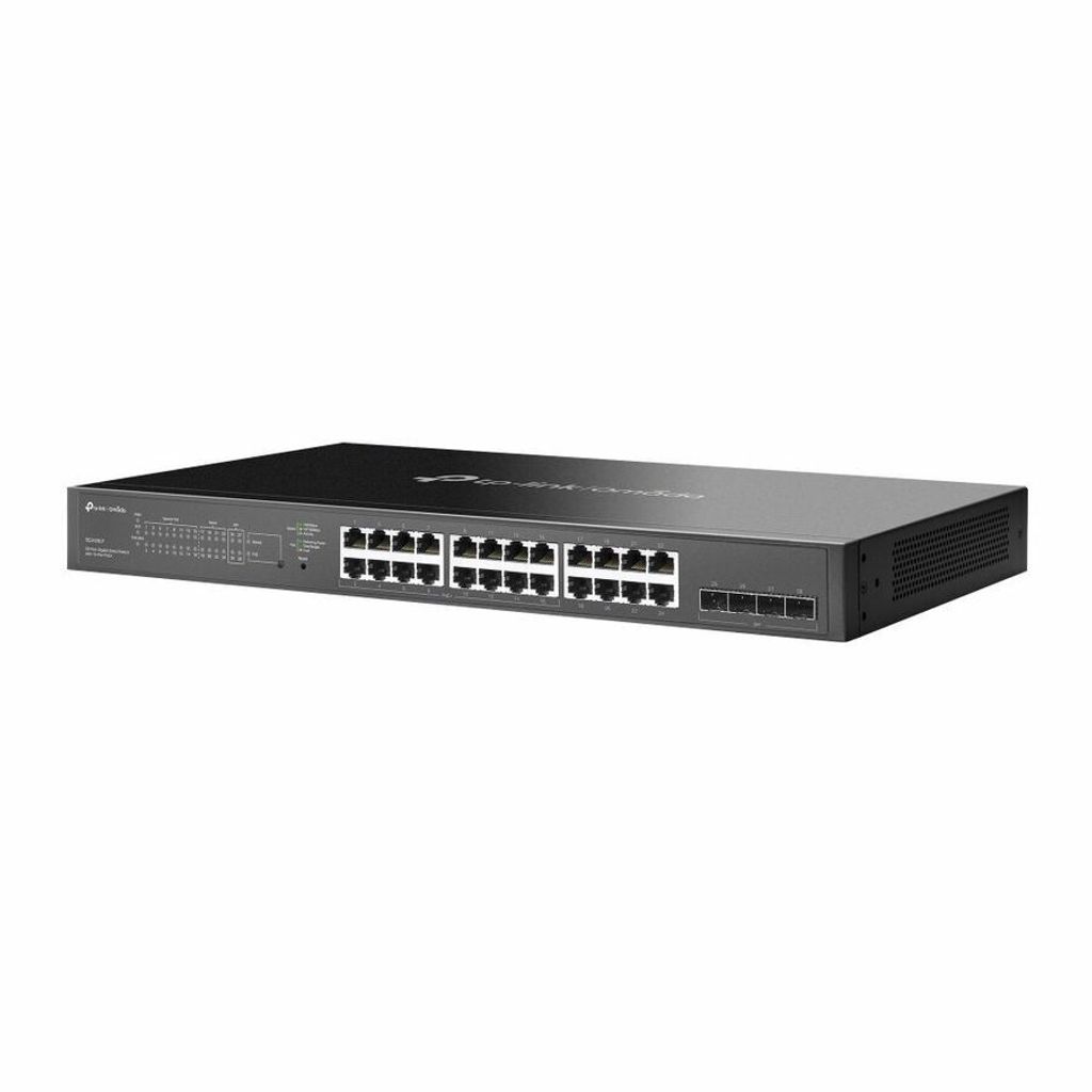 TP-Link Omada SG2428LP V1 - Switch - Smart - 16 x 10/100/1000 (PoE+) + 8 x 10/100/1000 + 4 x Gigabit Ethernet SFP - an Rack montierbar - PoE+ (150 W)