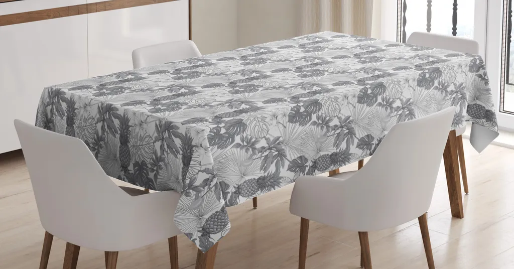 Tovaglia Tropicale ABAKUHAUS: Stile Esotico e Facile Pulizia
