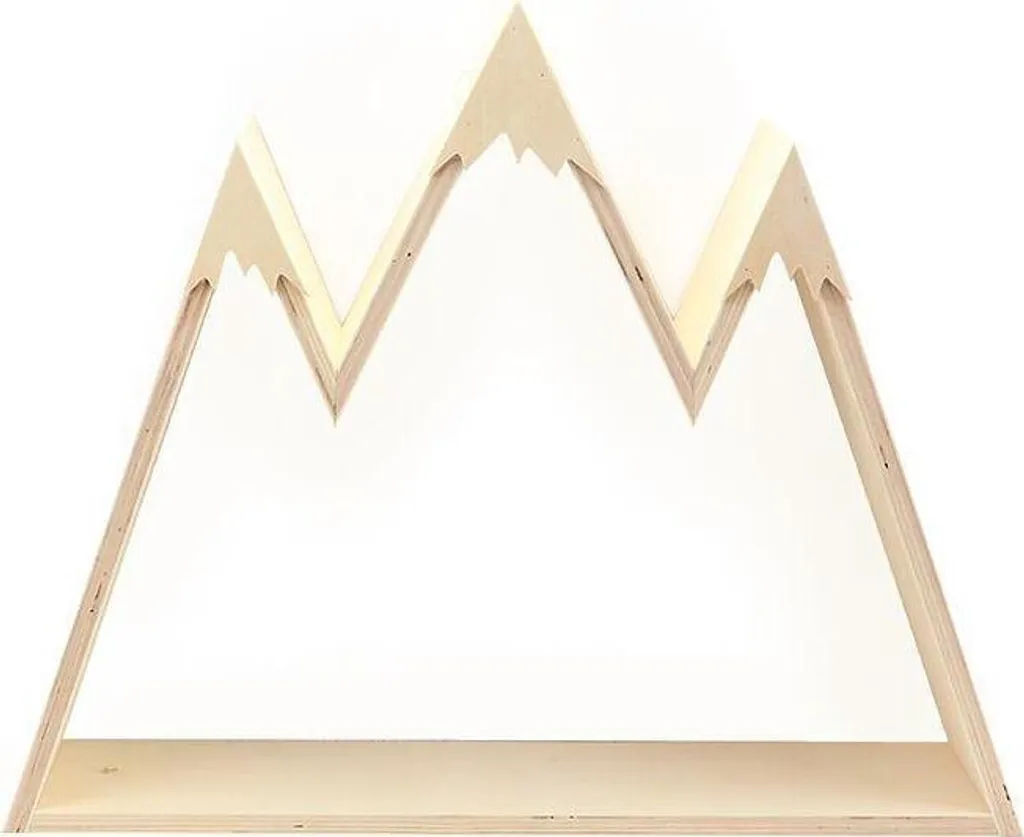 Étagère murale en bois Berg 50x40x10 cm - Support mural personnalisable