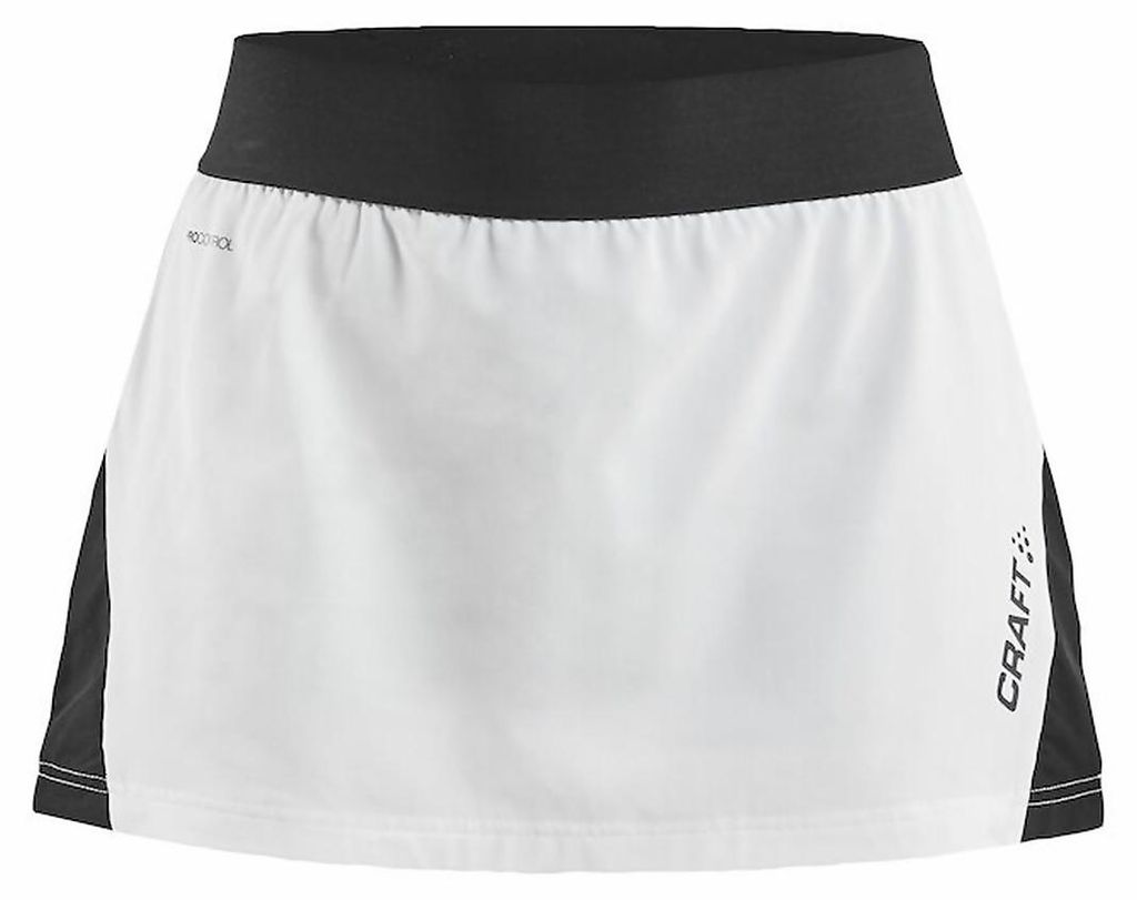 Craft Pro Control Tennisrock Damen - Weiß / Schwarz