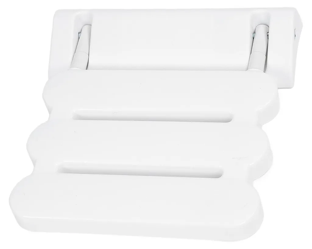 Siège de douche escamotable antidérapant avec fixation murale renforcée - 16