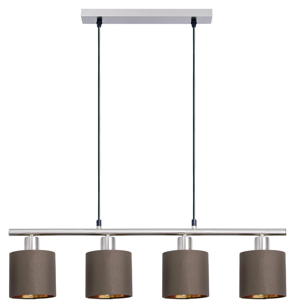 Pendelleuchte - 4er Pendelleuchte "MARON" L: 72,4cm, Produktbild 