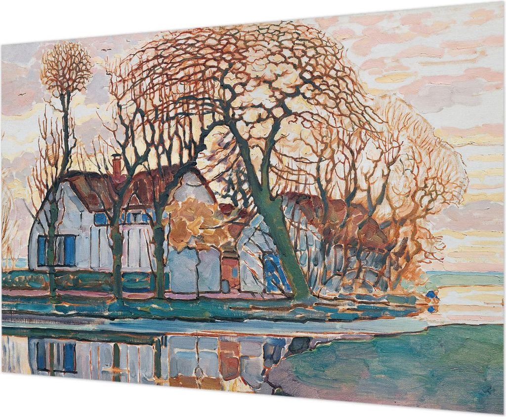 Wandtapete - Dekorative Tapete für Wohnzimmer - Tapetenfolie für Wanddekoration - 312x219 cm - Idyllische Landschaft