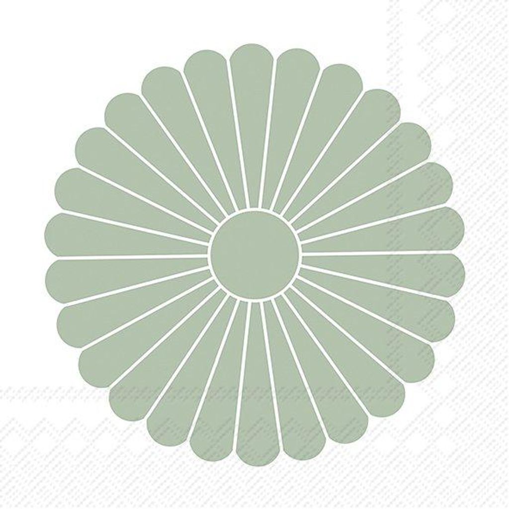 FLEUR (V&B) green Cocktail-Servietten Produktbild 