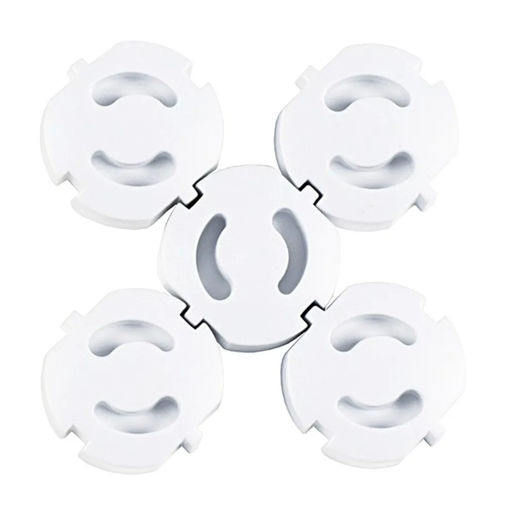 Cache-prise de sécurité enfant Easy Work blanc, lot de 5 protections