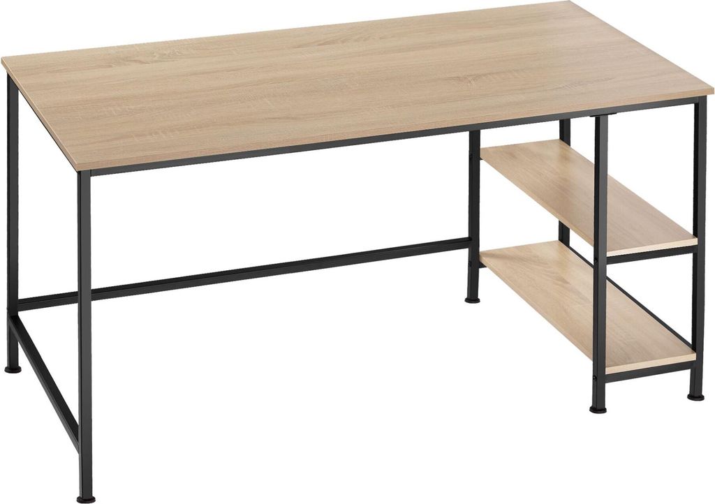 tectake Computer-Schreibtisch Canton 120 x 60 x 75,5 cm