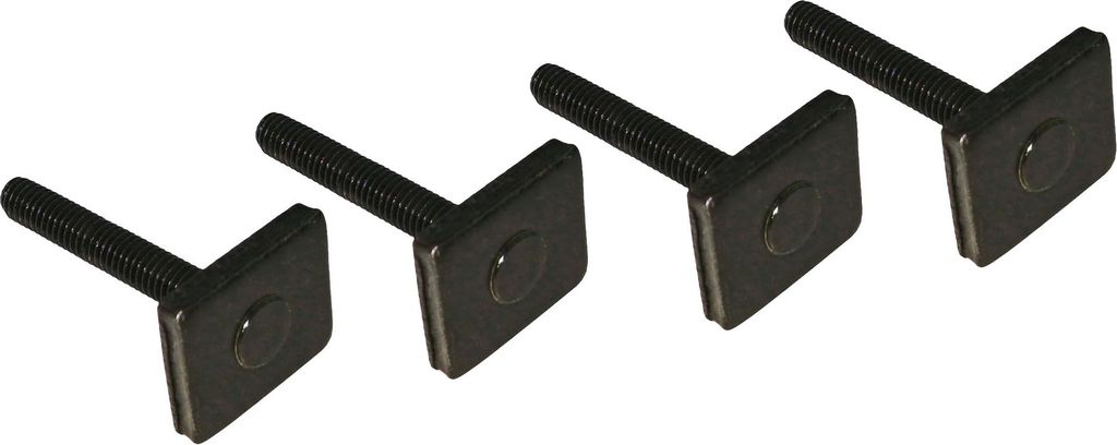 4 Nutsteine M6x40mm Dachträger Relingträger T-Nut Adapter Nutensteine VDP