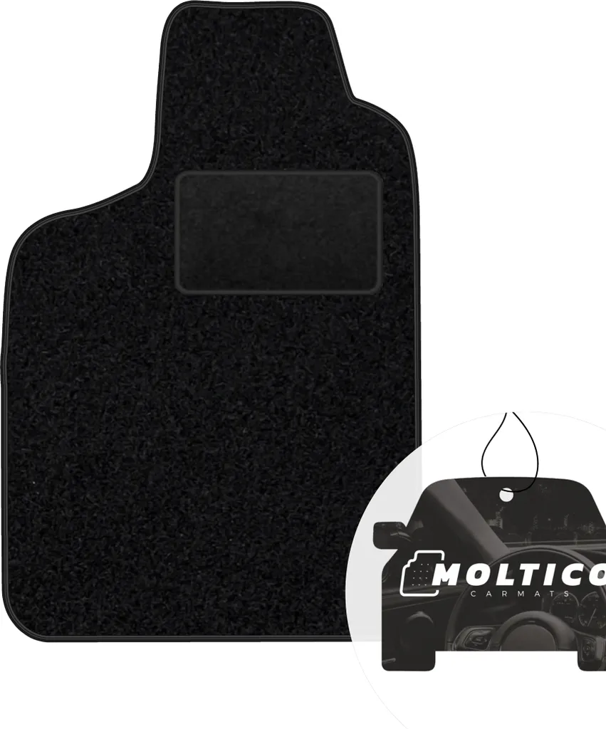 Tappetino Conducente Renault Laguna I FL 1998-2001 Velours Nero