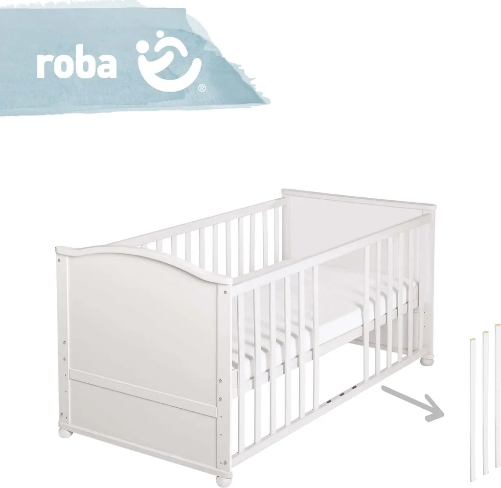 Parure de lit bébé complète Roba Adam & Eule avec tour de lit et ciel - 10