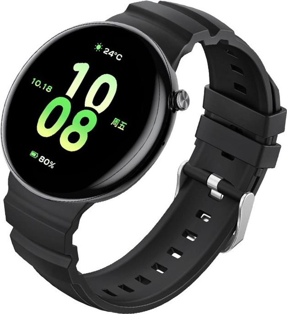 INF Silikonarmband für Honor Watch FIT – Weich, Komfortabel & Waschbar Schwarz