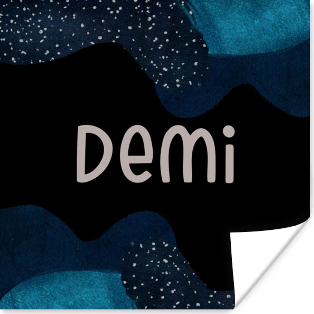 MuchoWow Poster Demi - Pastell - Mädchen 75x75 cm - Wand Dekoration