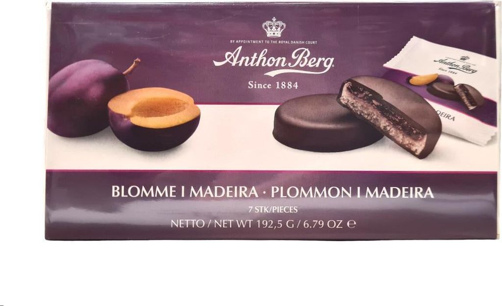 Anthon Berg Pflaume in Madeira 192,5g Produktbild 