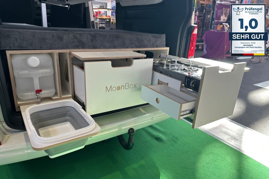 MoonBox Campingbox Schlafsystem Camping Van/Bus Typ 115 Modify Weiß