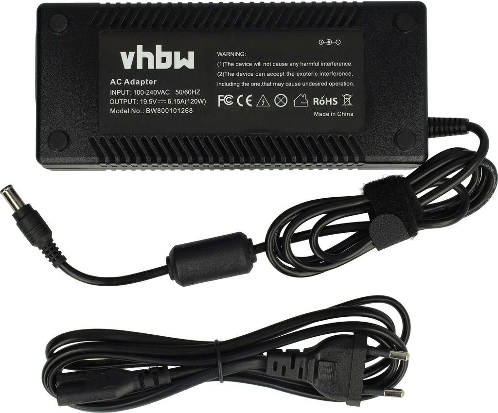 vhbw Netzteil kompatibel mit Sony Vaio PCG-F480K, PCG-F560, PCG-F490K, PCG-F480, PCG-F540K, PCG-F490, PCG-F540, PCG-F520 Notebook - 200 cm, 120 W
