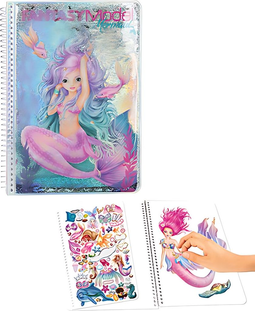 TOPModel Malbuch Fantasy Mermaid - ab 6 Jahren Produktbild 