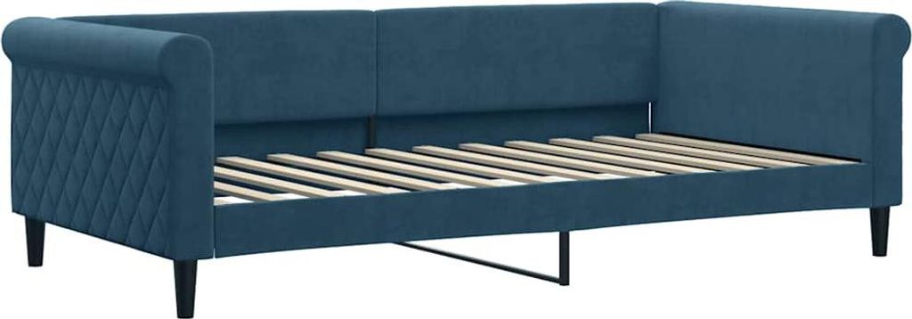 vidaXL Tagesbett Blau 100x200 cm Samt