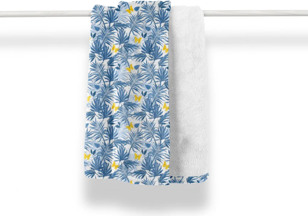 Coperta da Viaggio ABAKUHAUS Tropicale - Pile Soft 125x175 cm