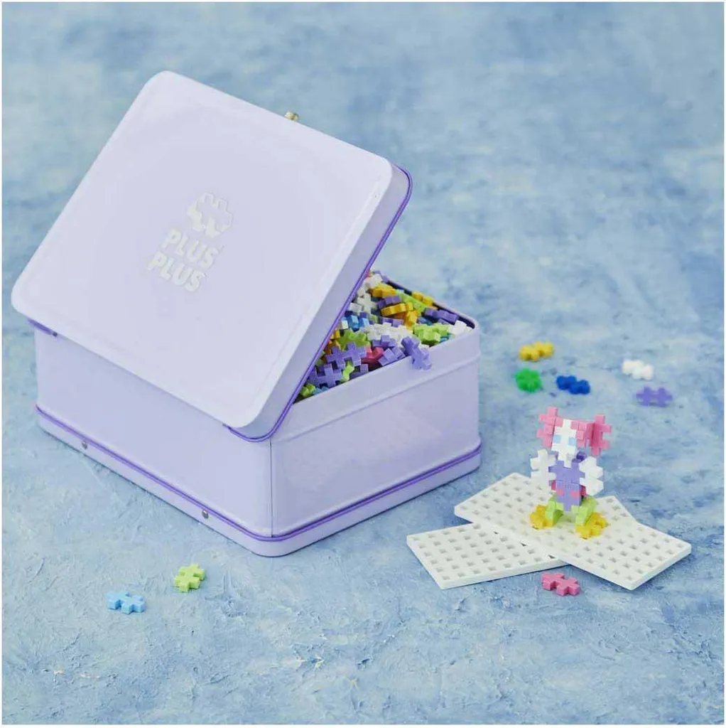 Jeu de Construction Plus-Plus Pastel en Valisette de 600 Briques Mini - 10