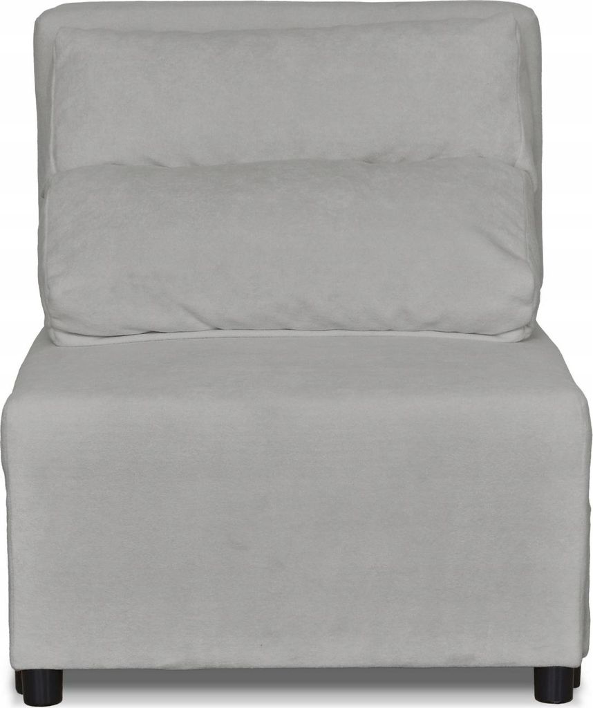 Family Meble Sessel Kimo Relaxsessel Sessel mit Schlaffunktion Bequemer Sessel mit Stauraum Loungesessel Sessel Wohnzimmer Schlafzimmer Hellgrau(H)