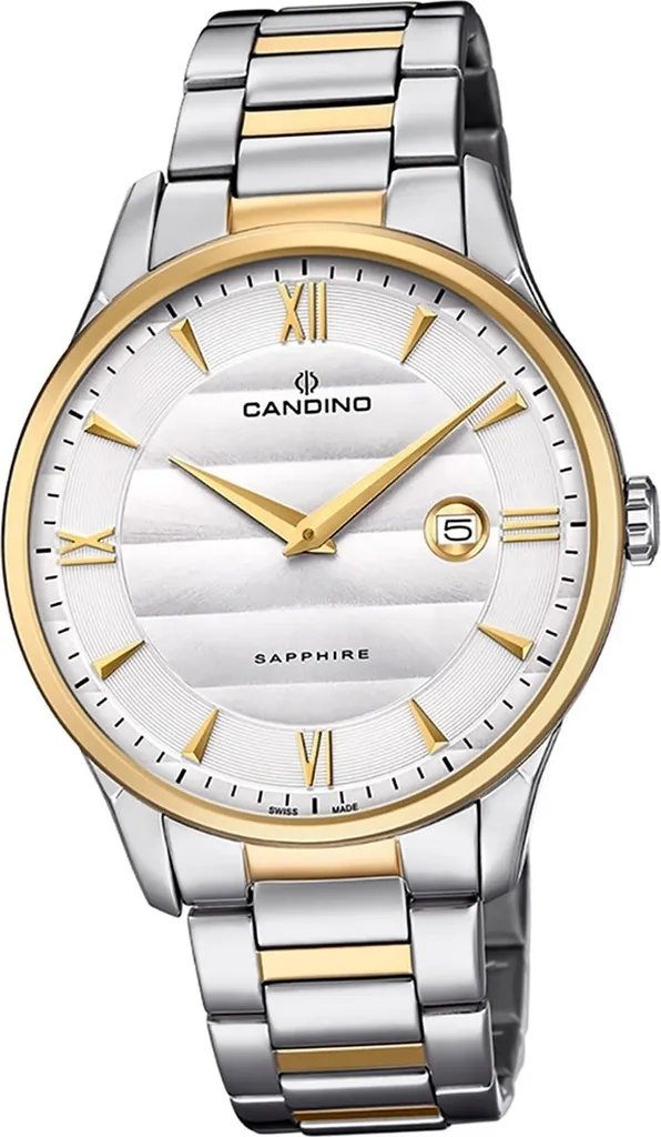 Montre Homme Inoxydable Candino C4639/1 Argentée Durable et Anti-Rayures