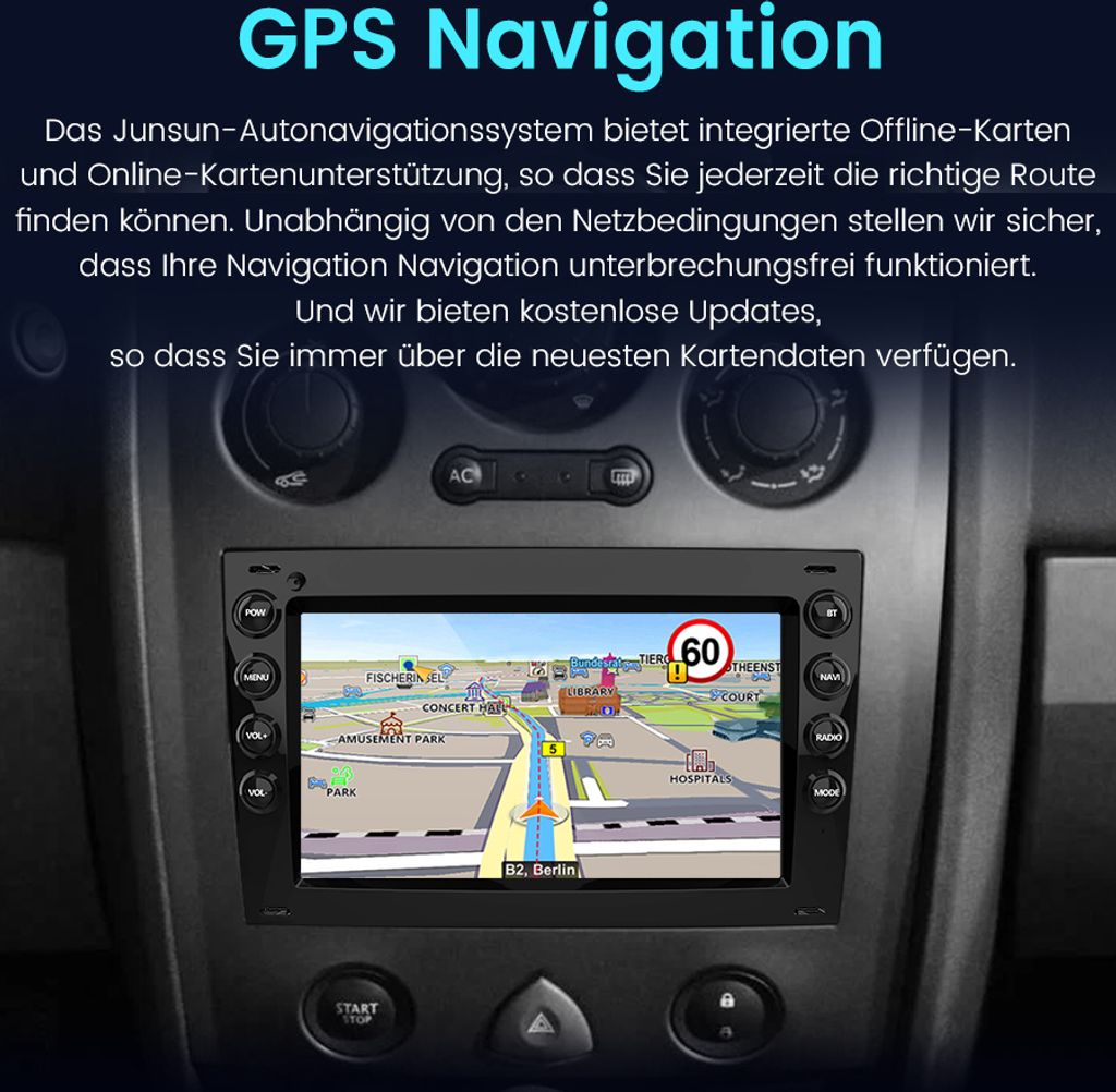 Android 14 Autoradio 2+64G CarPlay Für Hyundai I10 II BA IA