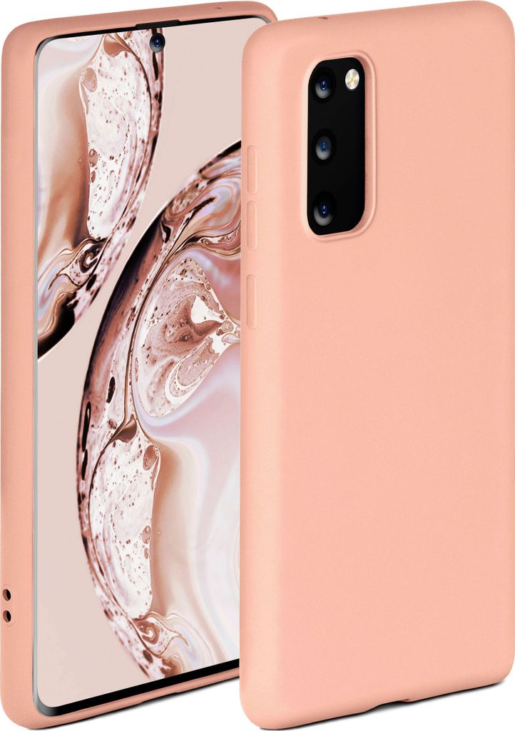 Soft-Case für Samsung Galaxy S20 / S20 5G, Farbe:Sand Rosé