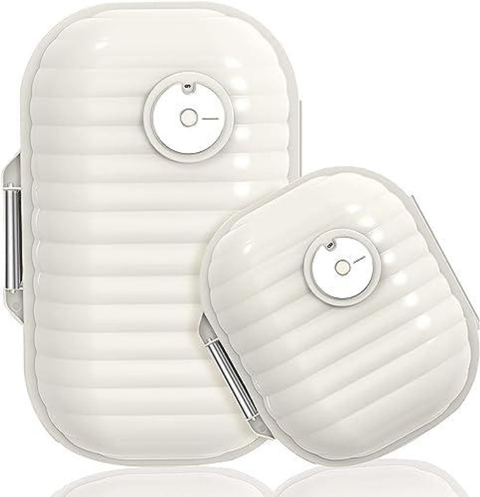 2 Stück Pill Organizer Box（Groß + Klein）Tragbare Produktbild 