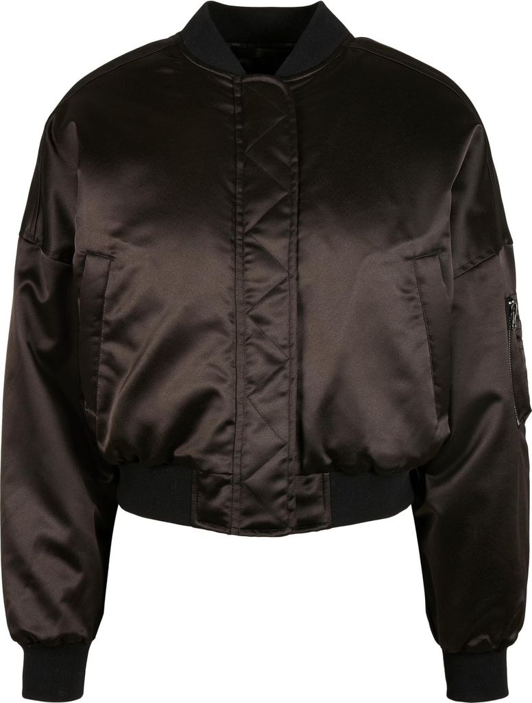 Urban Classics Short Oversized Satin Bomberjacke Damen - M US