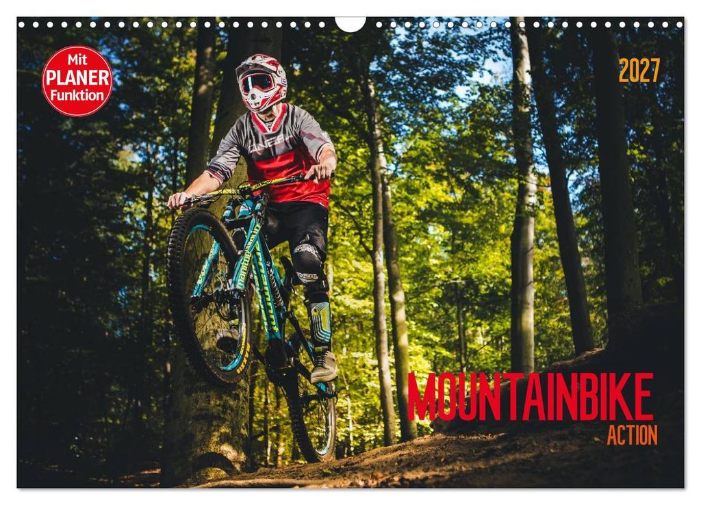 Mountainbike Action (Wandkalender 2027 DIN A3 quer), CALVENDO Monatskalender