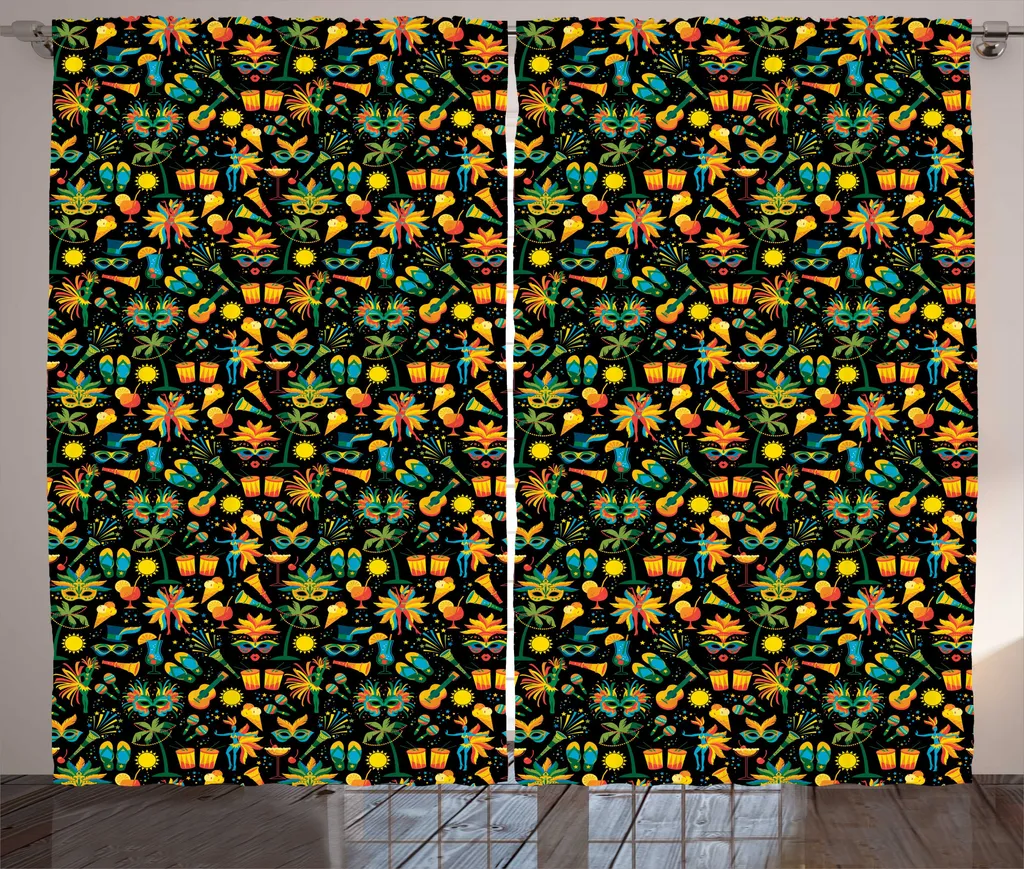 Tenda Etnica ABAKUHAUS 280x175 | Motivo Joyous Brasiliano Multicolor