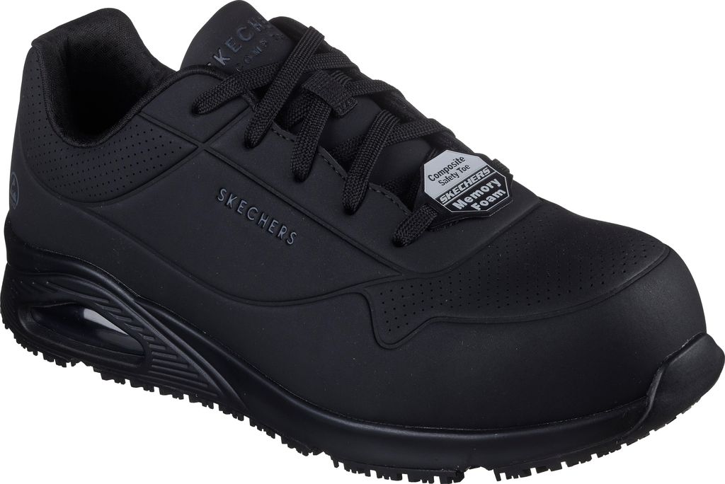Skechers Herren Sicherheitssneaker UNO SR - DOLTIN 200177EC BLK schwarz , Schuhgröße:47.5 EU